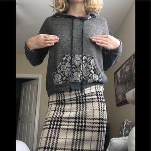 Floral Hoods Sweatshirt